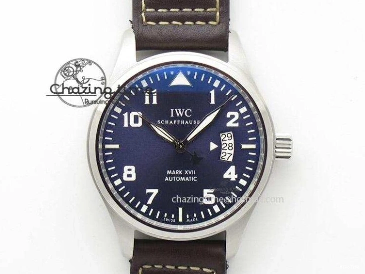 MIROTIME 0417 Portugieser Chrono  42 IW390406 RG ZF 1:1 Best Edition Blue Dial on Brown Leather Strap A Durable 7129